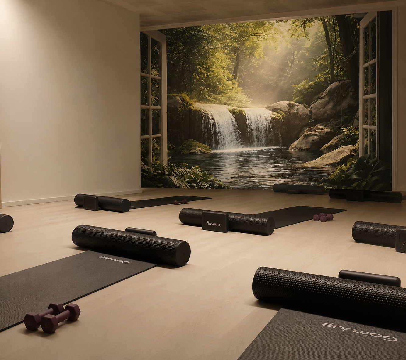 Interior del estudio Henko Pilates